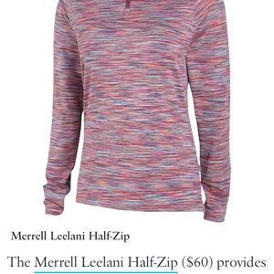 Merrell Leelani quarter zip pullover